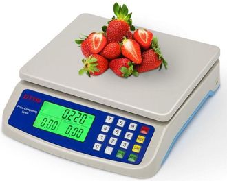 OEM B&aacute;scula De Cocina Electr&oacute;nica De 30 Kg, B&aacute;scula Digital Para Alimentos, B&aacute;scula Contadora Con Pantalla Lcd, Adaptador De Corriente De 6 V Incluido