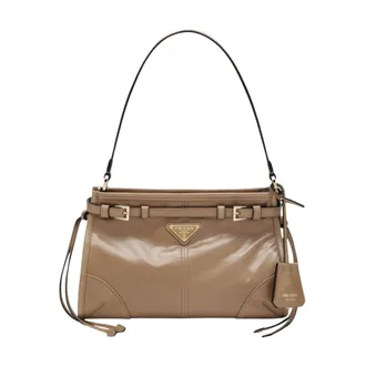 Prada Tassen, Dames, Beige, ONE Size, Schoudertas