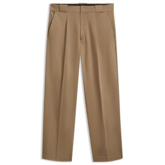 HUGO BOSS Tailored casual pants in stretch cotton