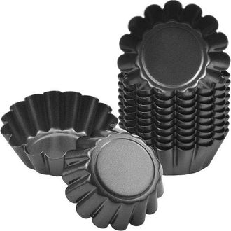 OEM Moldes Peque&ntilde;os Para Pasteles - 12 Piezas - Accesorios De Reposter&iacute;a Reutilizables - Acero Al Carbono