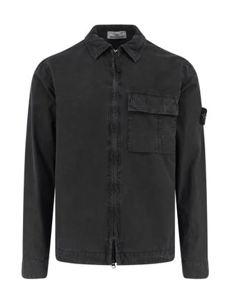 Stone Island Hemden Schwarz