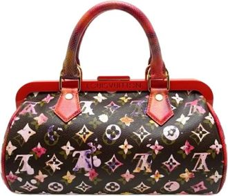 Louis Vuitton Pre-owned Canvas Handtas - Dames - Vintage Handtas - Rood - ONE Size - Vintage