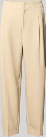 Mos Mosh Hose mit Ges&auml;&szlig;taschen Modell Leysa Flair in Sand Melange, Gr&ouml;&szlig;e 34