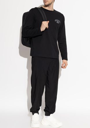 Emporio Armani Long Sleeve T-shirt, Mens, Black