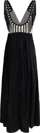 Forte_Forte Silk-Blend Velvet Dress - Black