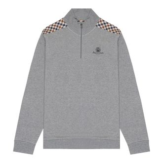 Aquascutum Heren, Sweatshirts & Hoodies, Grijs, Maat: XL Fleece