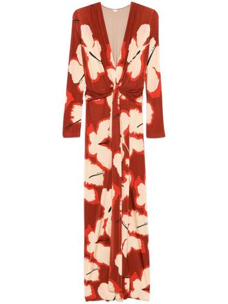 Johanna Ortiz Coral Marino maxi dress - women - Viscose/Elastane - 8 - Red