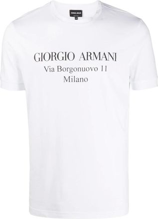 Giorgio Armani Heren, Tops, Wit, Maat: M