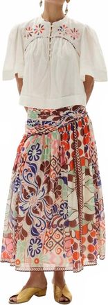Carolina K Ines Skirt In Punta Print