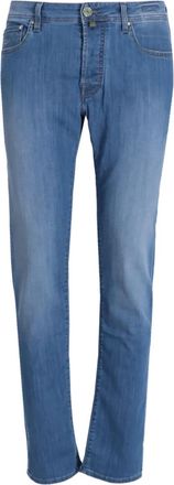 Jacob Cohen Jeans con applicazione logo - Blu