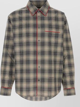Marni checked long-sleeve shirt