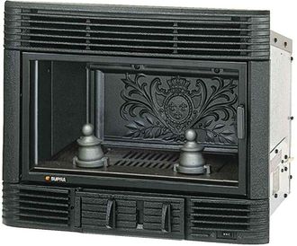 Supra Inserto De Madera 6kw Negro - 634 - Supra