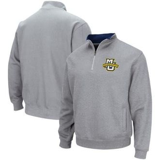 Colosseum Mens Colosseum Heathered Gray Marquette Golden Eagles Tortugas Team Logo Quarter-Zip Jacket in Heather Gray at Nordstrom, Size Xxx-Large