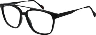Andy Wolf Zwarte Metalen Optische Frames - unisex - Brillen - Zwart - ONE Size - Wol - Accessoires