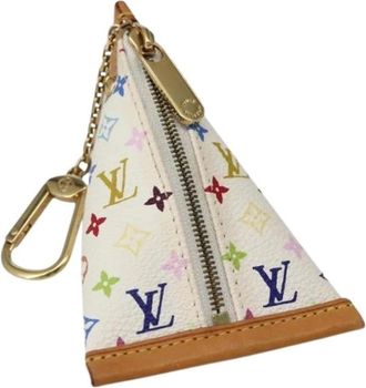 Louis Vuitton Pre-owned Wallets, female, White, Size: ONE SIZE Pre-owned Canvas Wallet