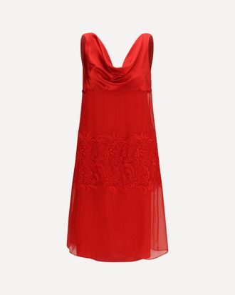 Ferragamo Draped lace Dress Female 42