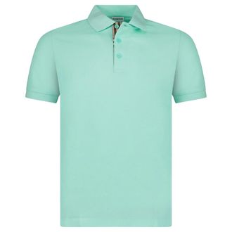 Burberry Mens Hartford Check Polo Shirt - Summer Mint - Green - Size X-Large