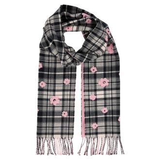 Marc Cain Sciarpa in lana con frange - - Accessories - Donna - Rosa - ONE SIZE