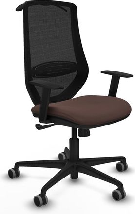 Piqueras y Crespo Piqueras Y Crespo Mardos Silla De Oficina Negro Marr&oacute;n