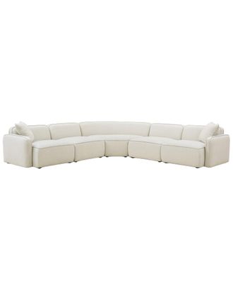 TOV Furniture Tov Furniture Travie 5Pc Upcycled Linen Modular Large L-Sectional