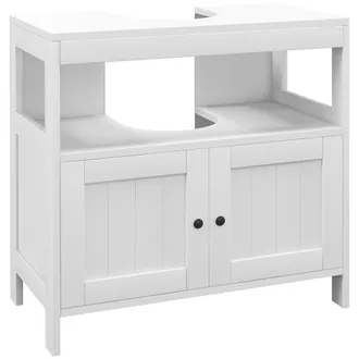 Kleankin Armario de ba&ntilde;o 60x30x60 cm blanco