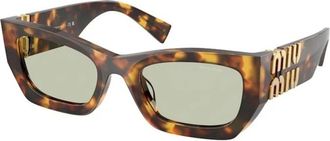 Miu Miu Dames, Accessoires, Bruin, Maat: 53 MM