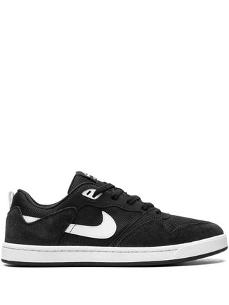 Nike SB Alleyoop Black/White sneakers - unisex - Rubber/Calf Suede/Fabric/Mesh - 9.5