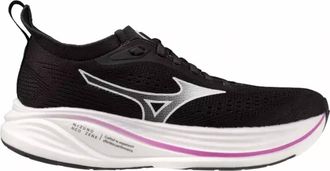 Mizuno Womens Neo Zen 2 Running Shoes In Black Sand-White
