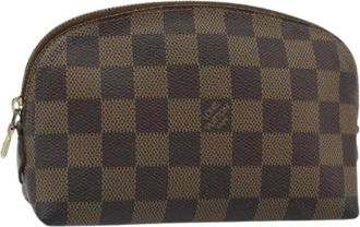 Louis Vuitton Pre-owned Canvas Clutch - Dames - Vintage Clutch - Bruin - ONE Size - Vintage