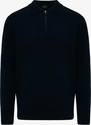 Genti Polo Zip | Zwart
