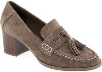 Splendid Martha Tassel Loafer Pump in Taupe Gray at Nordstrom, Size 6.5