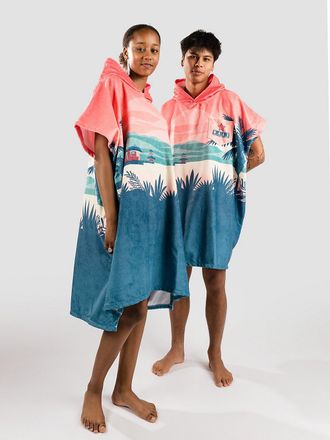 After Destination Surf Poncho pink