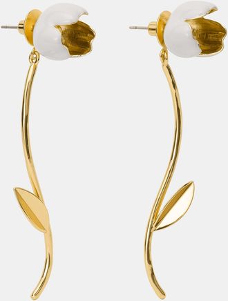 Kate Spade New York Golden Bloom Floral Statement Earrings
