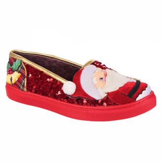 Irregular Choice Sparkly Clause Trainers, Red EUR 40 (UK 6.5)
