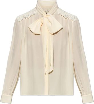 Chlo&eacute; Mujer, Blusas y Camisas, Beige, Talla: S