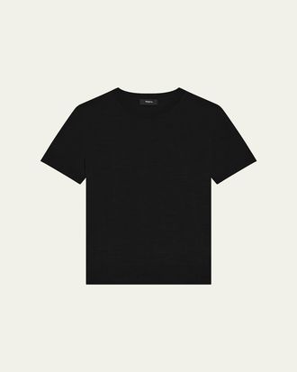Tシャツ・カットソー THEORY Woman T-Shirt Black O1124521 001 Theory womens Slim Tee T.textured T Shirt, Black, X-Small