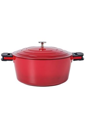 Kelomat Schmortopf, Rot, Metall, 6.8 l, backofengeeignet,backofengeeignet, Kochgeschirr, T&ouml;pfe, Schmort&ouml;pfe