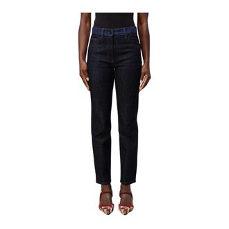 Fendi Dames, Jeans, Blauw, Maat: 3XS Katoen