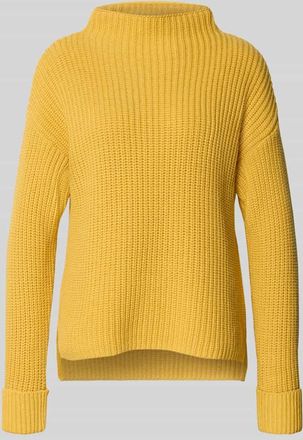 Selected Regular Fit Strickpullover mit Bio-Baumwoll-Anteil Modell SELMA in GELB, Gr&ouml;&szlig;e XL