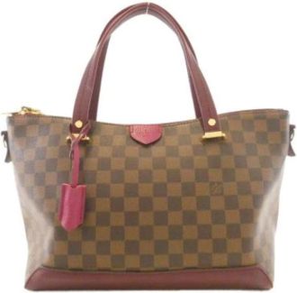 Louis Vuitton Borsa Vintage Pre-owned in Tela - - Pre-owned - Donna - Marrone - ONE SIZE