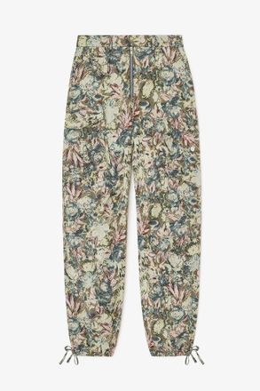 Ganni Mixed Tapestry Twill Pants - Size 32 Organic Cotton