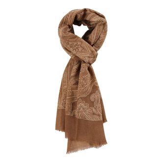 Altea Stola Paisley - - Accessories - Uomo - Marrone - ONE SIZE