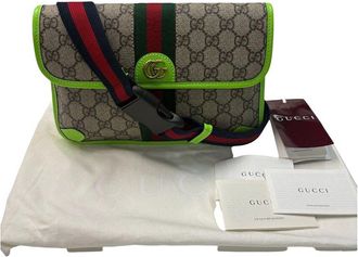 Gucci Ophidia Gg Supreme Shoulder Bag (Authentic Pre-Loved)
