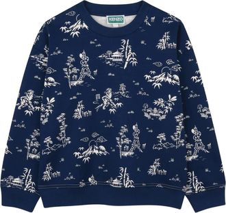 Kenzo Sweatshirts - male - Kenzo - Kids Sweatshirts - Blue - 10 Y - Kids