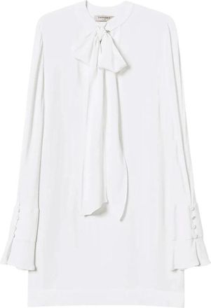 Twinset Witte Elegante Blouse - Dames - Blouses - Wit - M - Overhemden