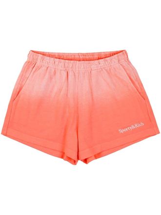 Sporty & Rich Shorts con logo - Rosa