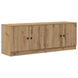 vidaXL Armario De Almacenamiento Para Cama Alta 2 Uds. Roble Artesanal Vidaxl
