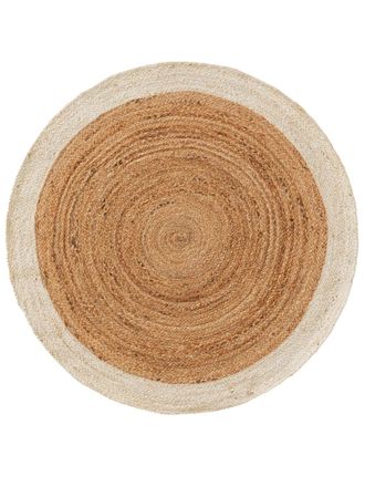 benuta Alfombra de yute ivory 115 redondo
