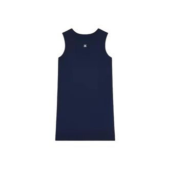 Celine Celine, Dames, Jurken, Blauw, Maat: S Wol