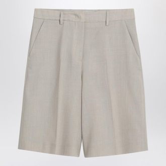 Golden Goose Mélange Wool-Blend Bermuda